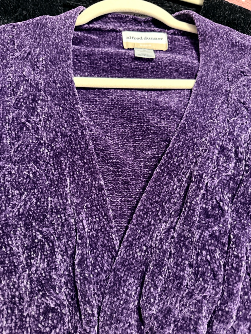 Alfred Dunner chenille open cardigan sweater 3X bundle of 4 - Picture 3 of 9